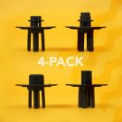 FX Caps for Edge II foils to fit the Edge FX. 4-Pack includes supply and take up adapters.