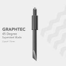Graphtec - 1.5 mm 45 Degrees Supersteel Blades for heavy materials - 2-pack