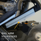 Bail arm Squeegees for Edge FX, Edge I or II -- 2 pack