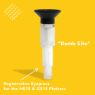 Registration Eyepiece for the HS15 and GS15 Plotters "Bomb Site"