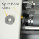 Split Bore Clamp for all GS & HS series plotters