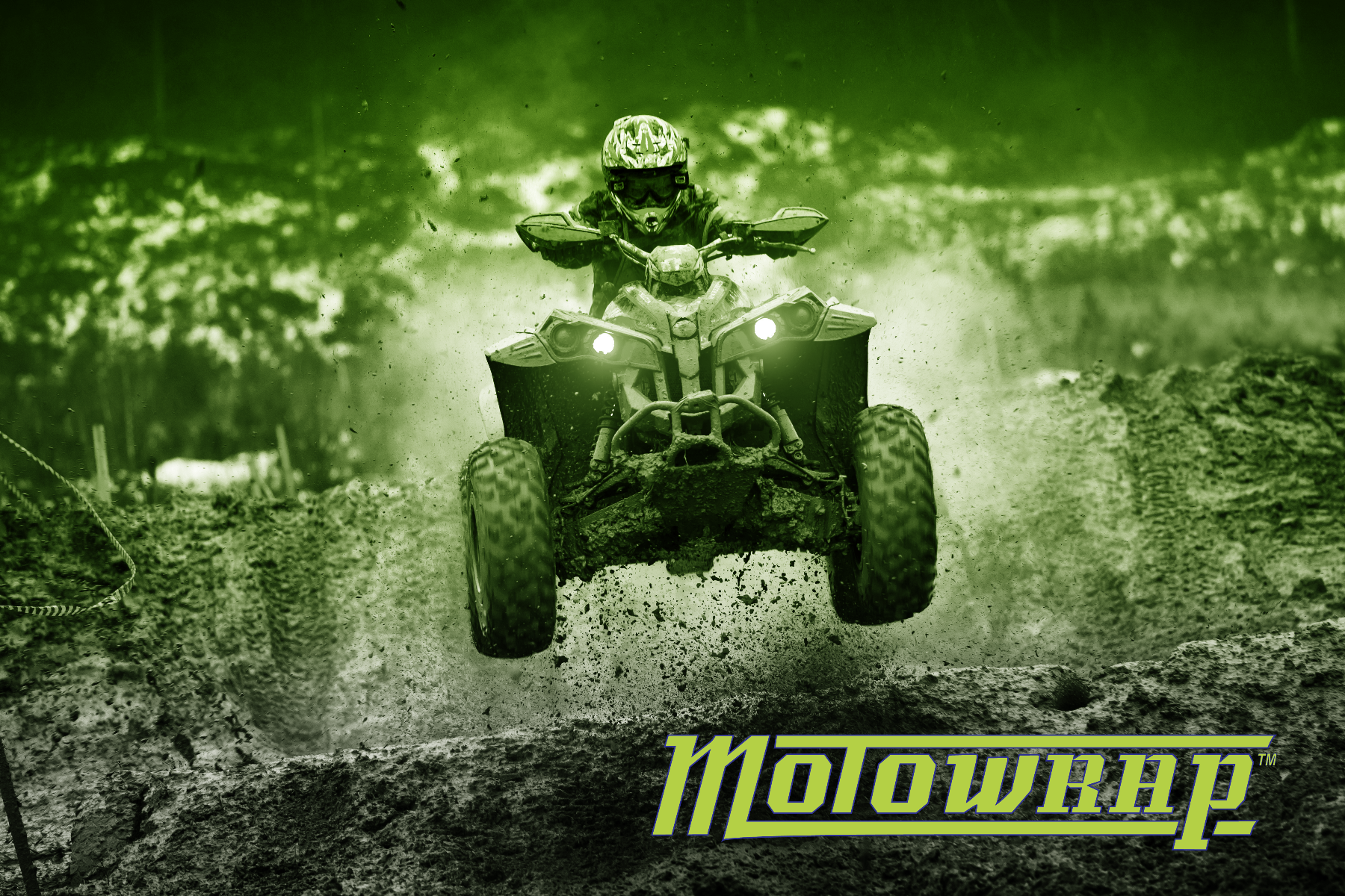 MOTOWRAP vinyl on quad ATV