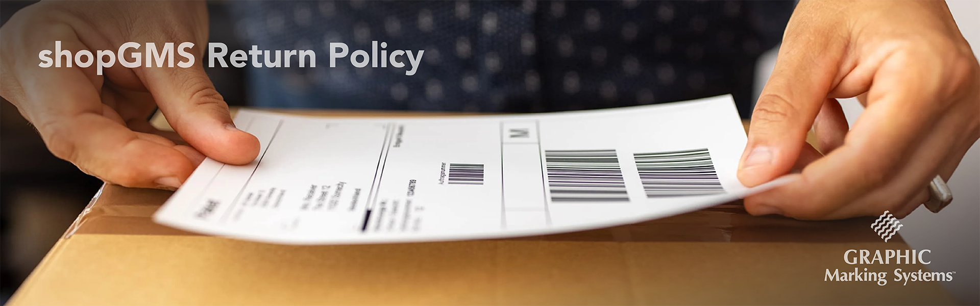 GMS Return Policy Logo