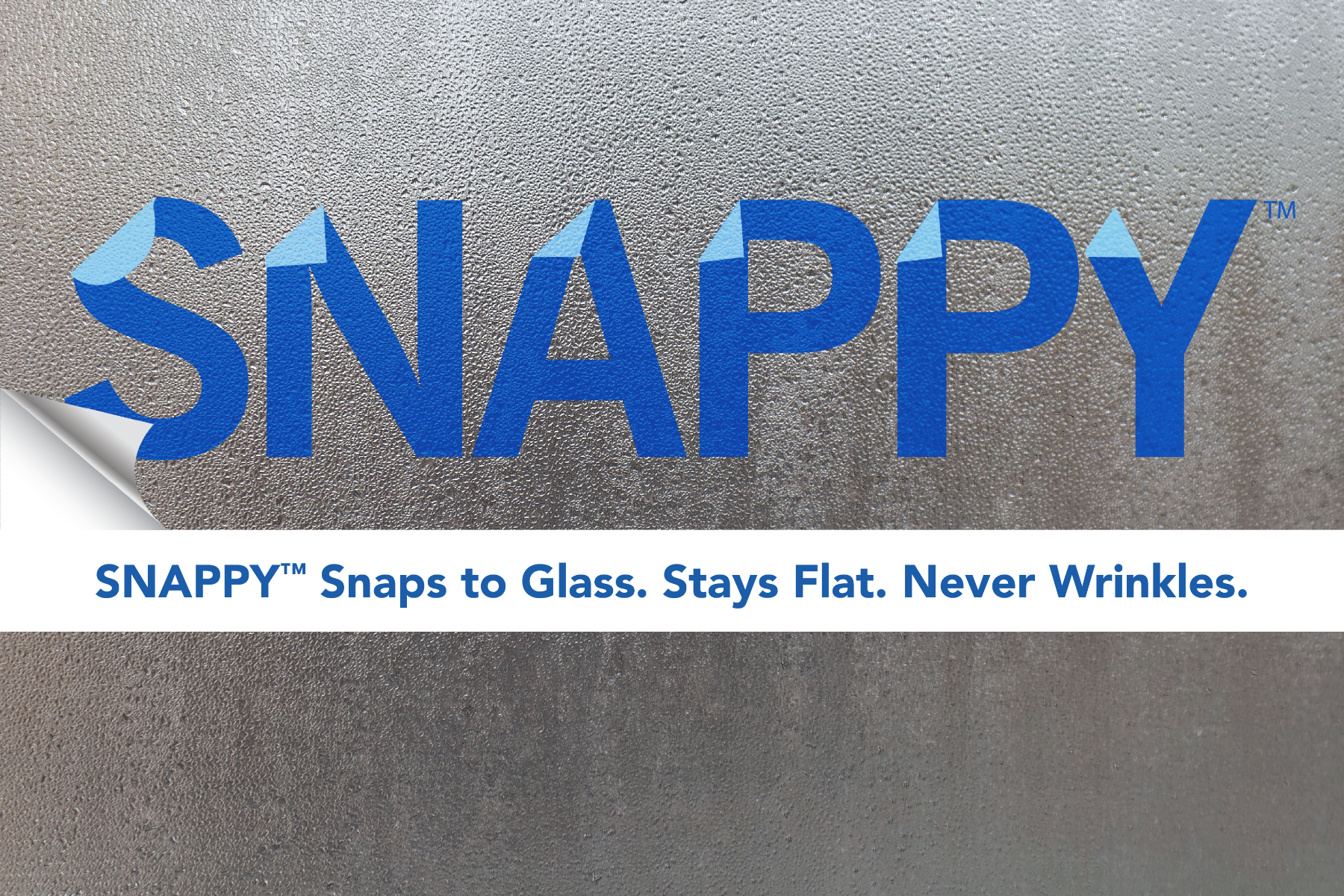 SNAPPY Window Vinyl with condensation